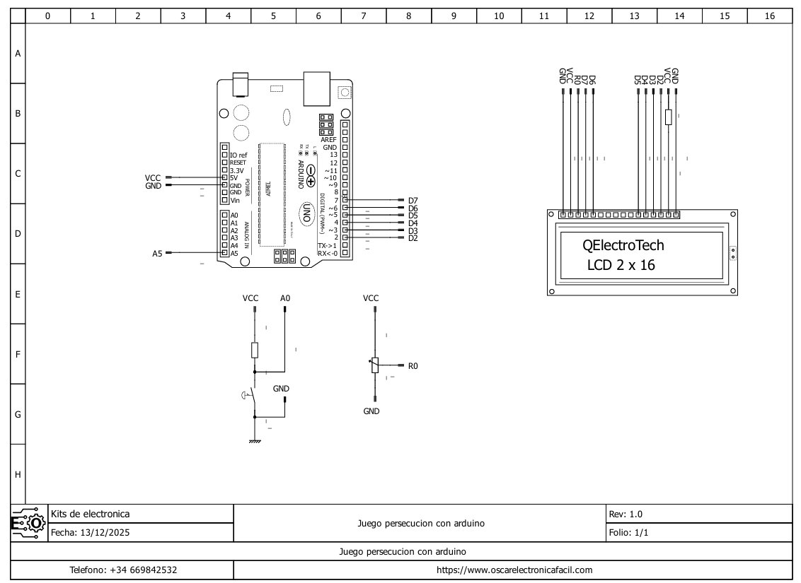 juego persecucion arduino