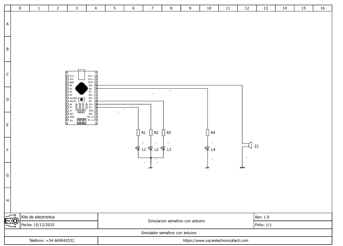 simulador semaforo con arduino